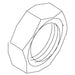 KOHLER K-41633 Nut, Hex Jam, .25-20Unc-2B