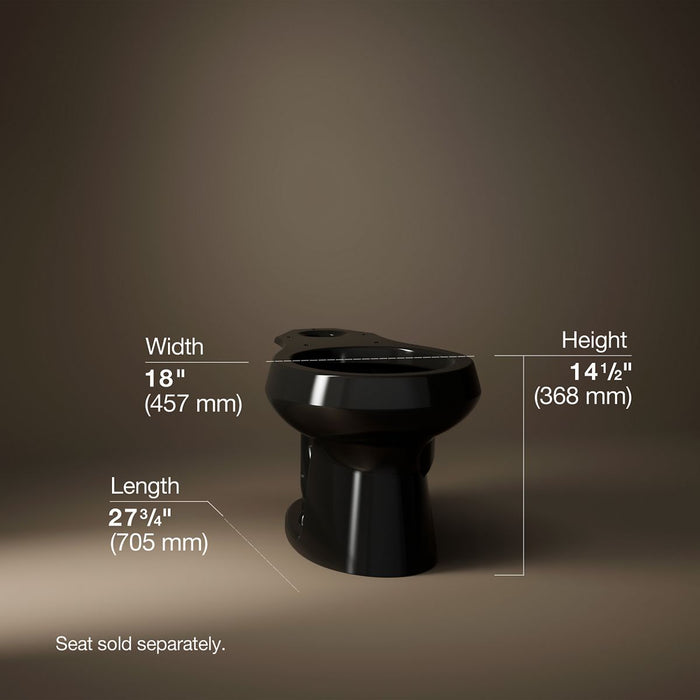 KOHLER Wellworth Round-front toilet bowl