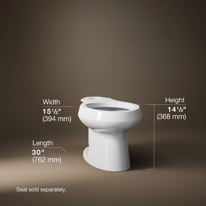 KOHLER Wellworth Elongated toilet bowl