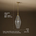 3/4 view of product with dimensions