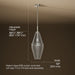 3/4 view of product with dimensions