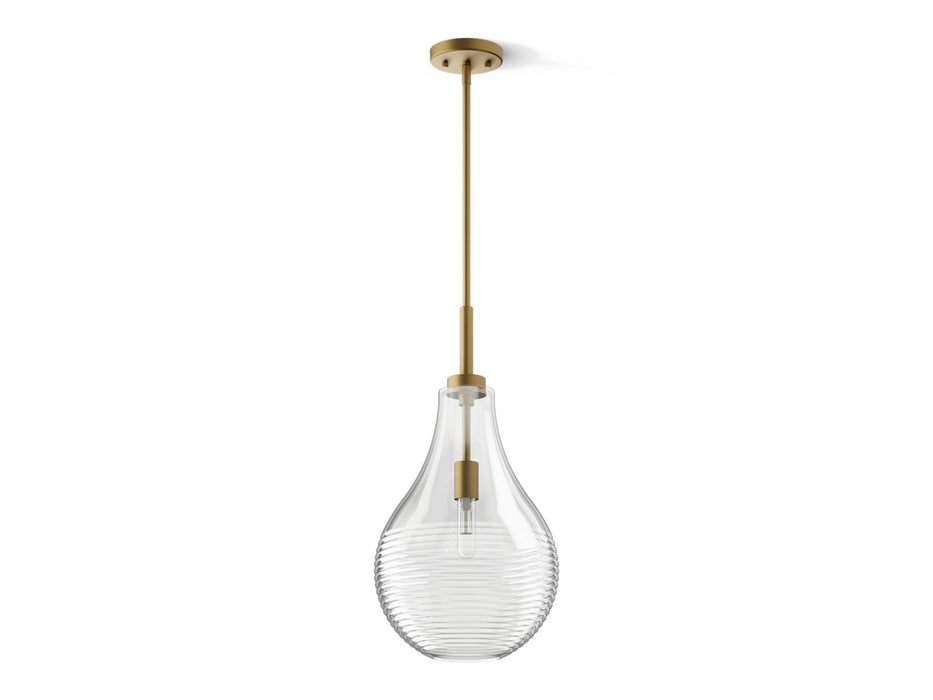 KOHLER K-42197-PE01 Simplice 12" teardrop pendant