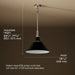 3/4 view of product with dimensions