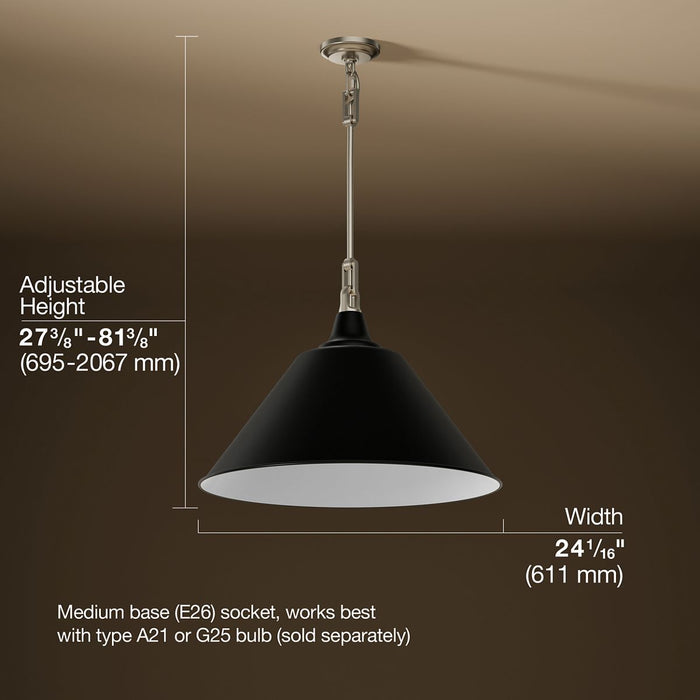 3/4 view of product with dimensions