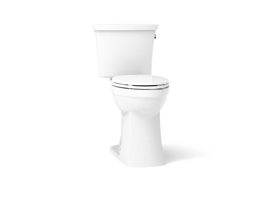 KOHLER K-43201-RA Kelston Tall Two-piece Elongated Toilet, 1.28 GPF