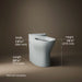 KOHLER Persuade Elongated toilet bowl with skirted trapway
