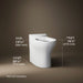 KOHLER Persuade Elongated toilet bowl with skirted trapway