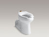 KOHLER K-4352 Anglesey Floor-mount Top Spud Flushometer Bowl with Exposed Trapway