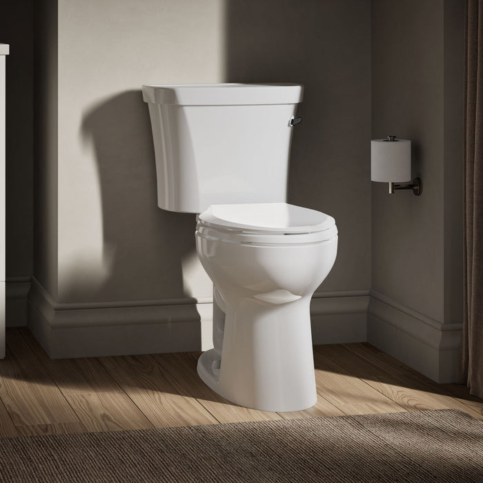 KOHLER K-43949-RA Highline Two-piece Elongated Toilet, 1.28 GPF