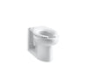 KOHLER K-4396 Anglesey Floor-mount Rear Spud Flushometer Bowl, white