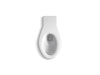 KOHLER K-4398 Anglesey Floor-mount Rear Spud Flushometer Bowl with Integral Seat