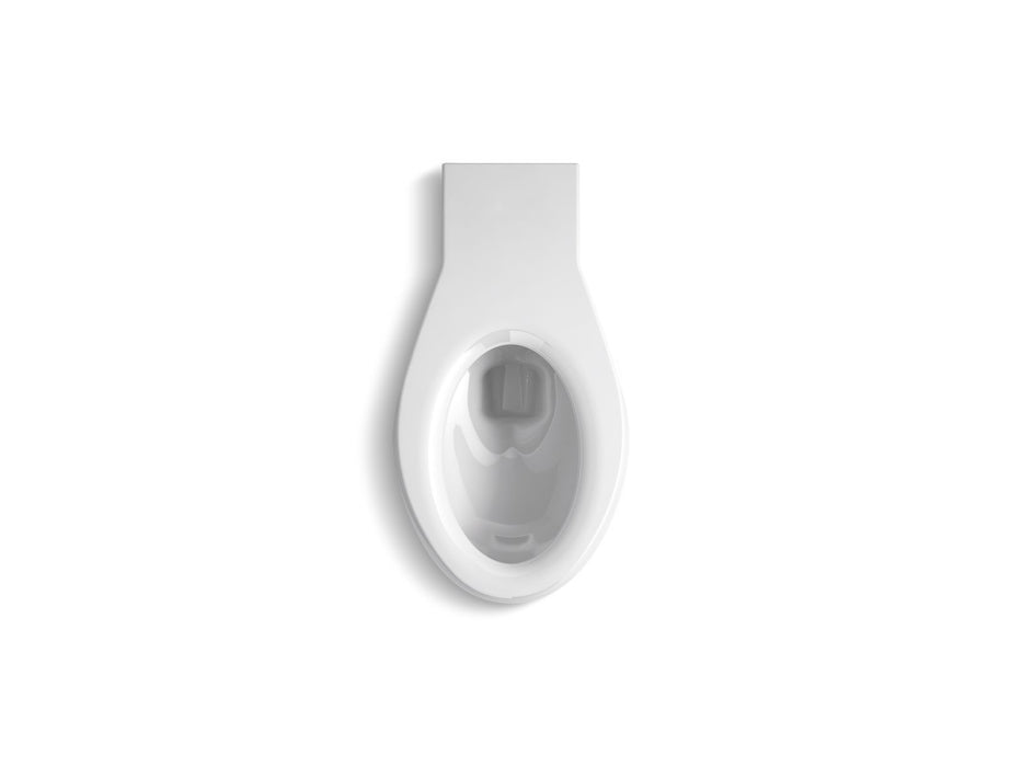 KOHLER K-4398 Anglesey Floor-mount Rear Spud Flushometer Bowl with Integral Seat