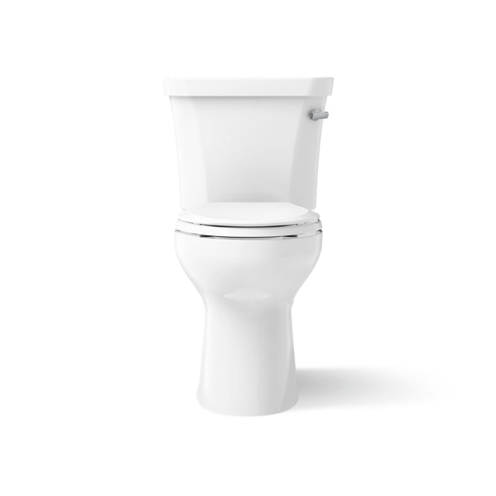 KOHLER Highline Comfort Height Two-Piece Elongated 1.28 GPF Toilet in White (K-43999-UR-0) - Default Title