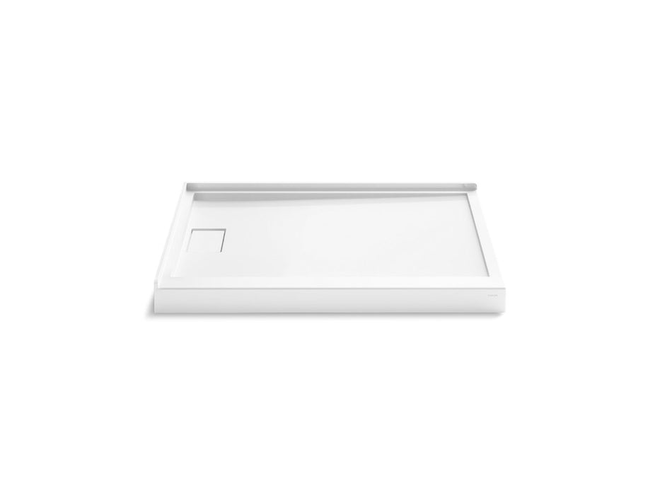 KOHLER K-44144 Stoneridge 48" x 36" corner shower base, left drain