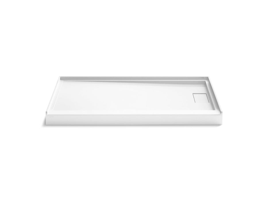 KOHLER K-44150 Stoneridge 60" x 32" alcove shower base, right drain