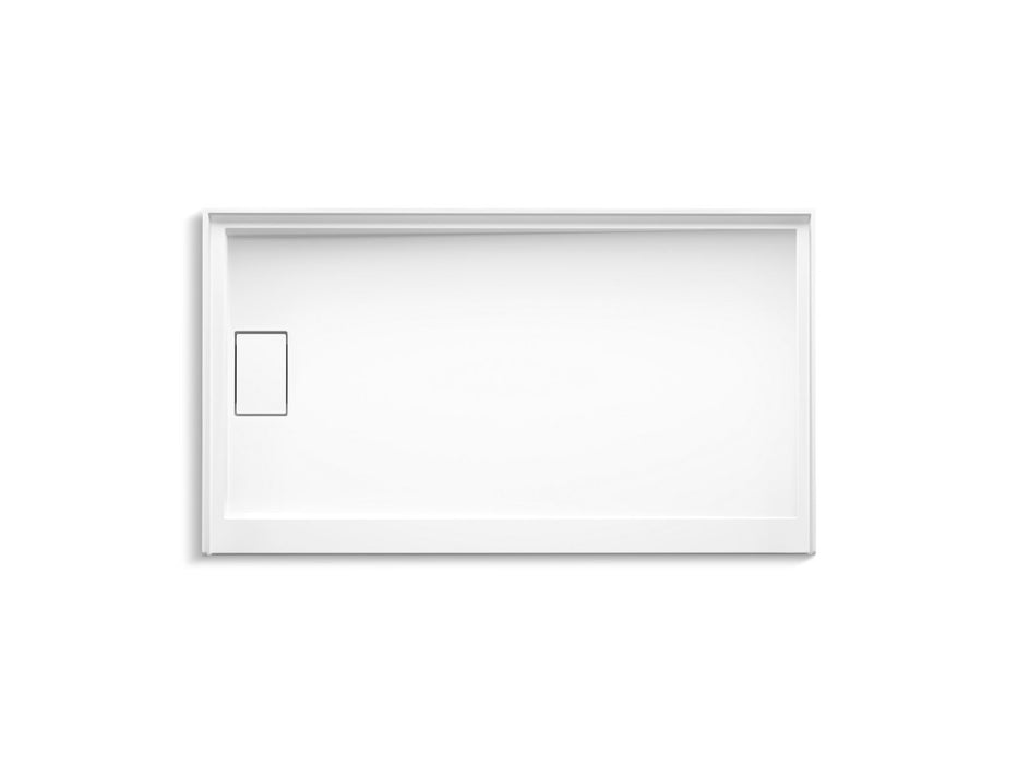 KOHLER K-44151 Stoneridge 60" x 34" alcove shower base, left drain