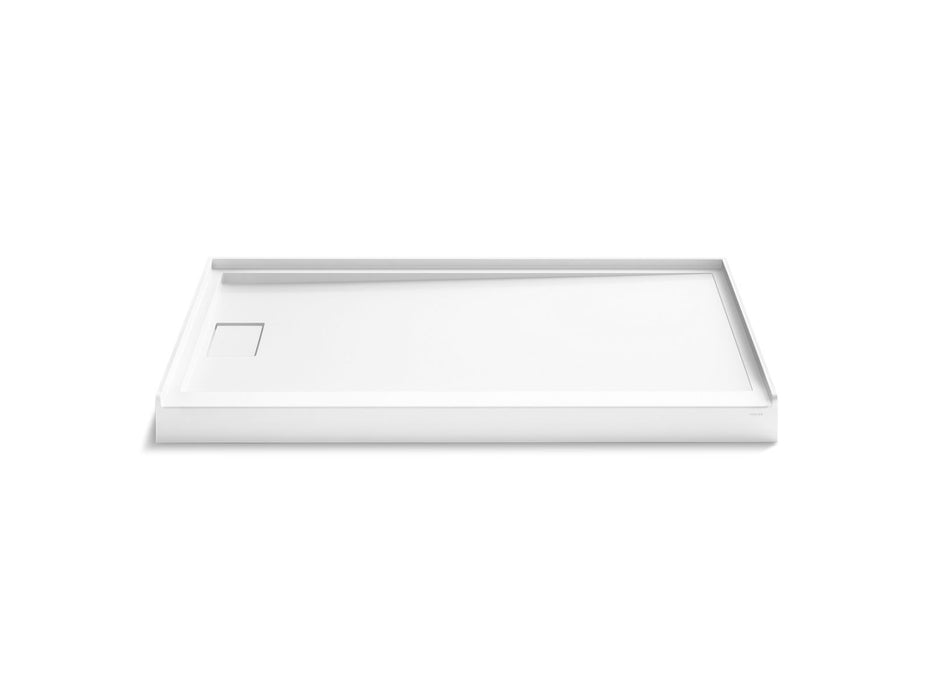 KOHLER K-44153 Stoneridge 60" x 36" alcove shower base, left drain