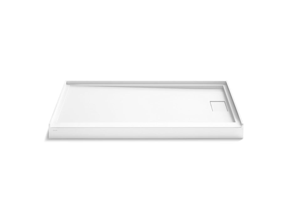 KOHLER K-44154 Stoneridge 60" x 36" alcove shower base, right drain