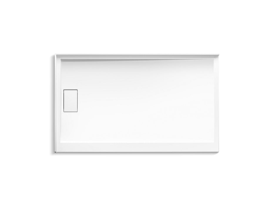KOHLER K-44155 Stoneridge 60" x 36" corner shower base, left drain
