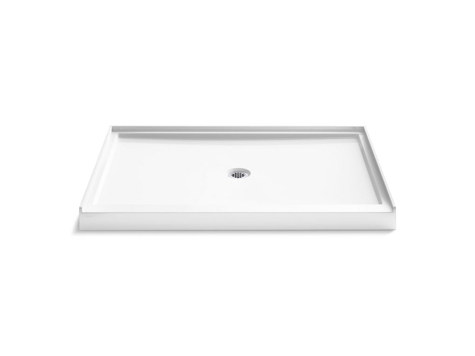 Kohler Stoneridge 60" x 42" alcove shower base, center drain