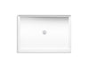 KOHLER K-44157 Stoneridge 60" x 42" alcove shower base, center drain
