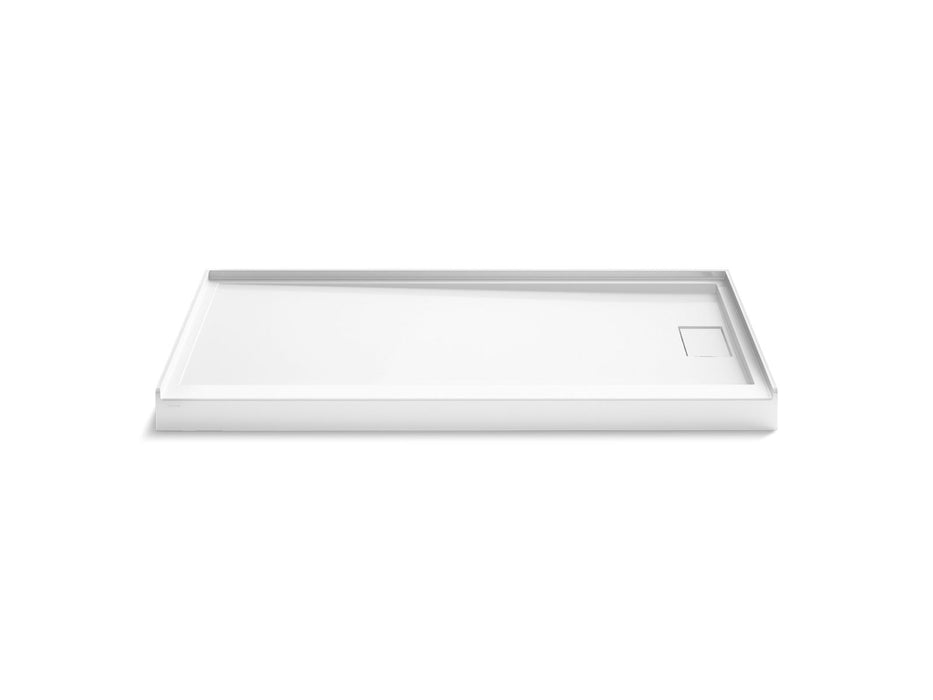 KOHLER K-44159 Stoneridge 66" x 34" alcove shower base, right drain