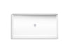 KOHLER K-44160 Stoneridge 66" x 36" alcove shower base, center drain