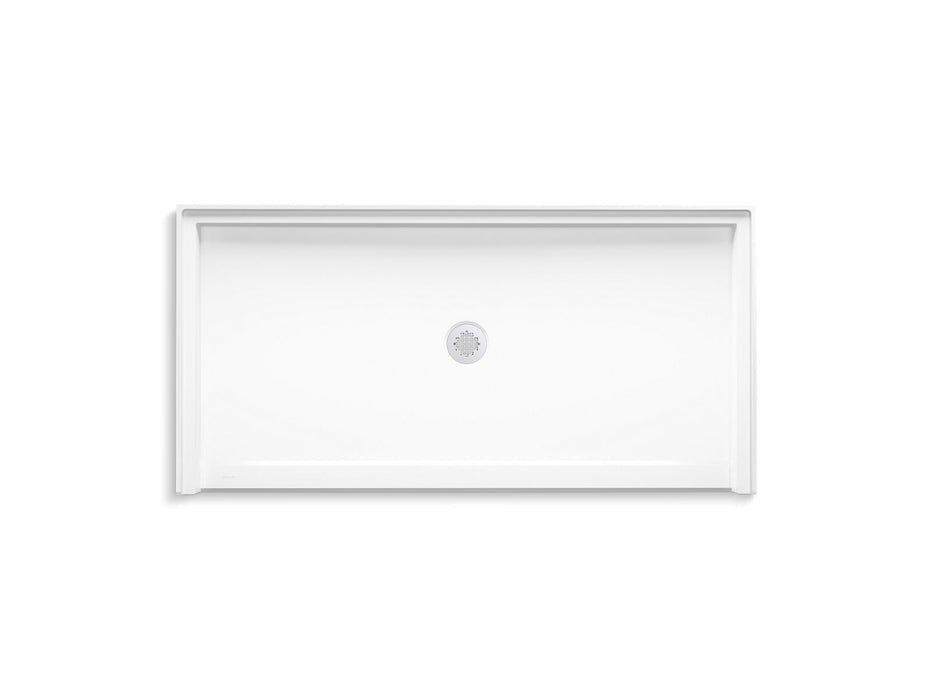 KOHLER K-44164 Stoneridge 62" x 31" alcove shower base, center drain