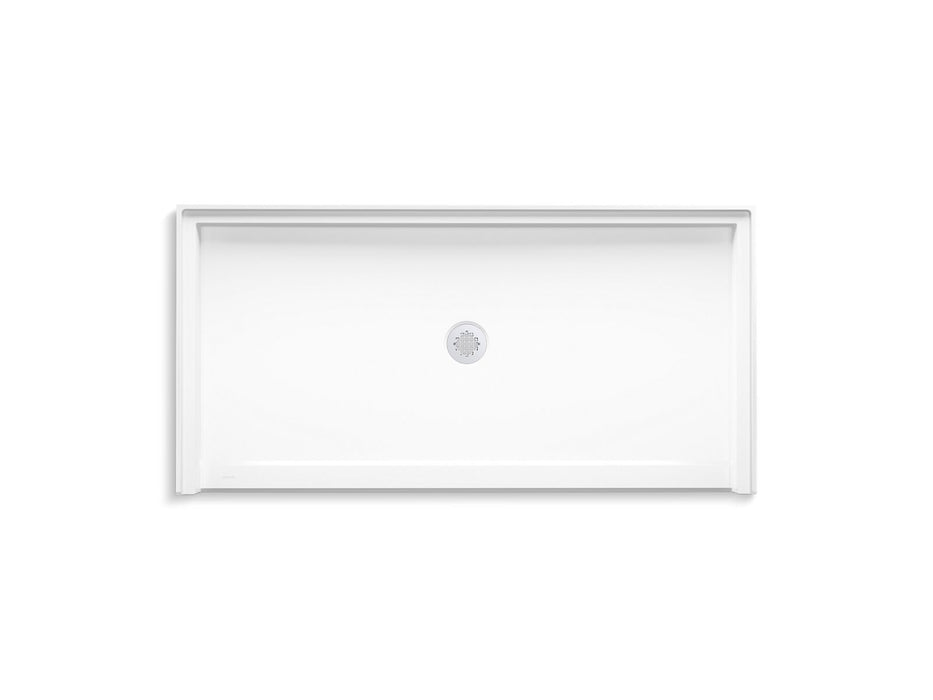 KOHLER K-44164 Stoneridge 62" x 31" alcove shower base, center drain