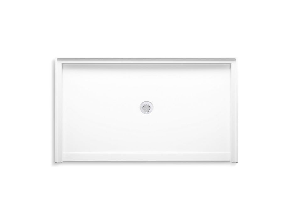 KOHLER K-44166 Stoneridge 62" x 36" alcove shower base, center drain
