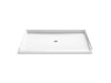 KOHLER K-44167 Stoneridge 62" x 42" alcove shower base, center drain