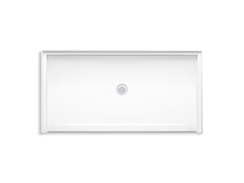 KOHLER K-44168 Stoneridge 66" x 34" alcove shower base, center drain