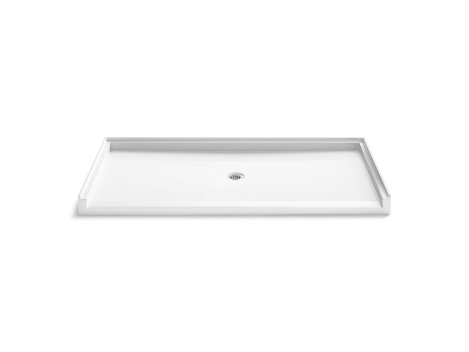 KOHLER K-44169 Stoneridge 72" x 36" alcove shower base, center drain