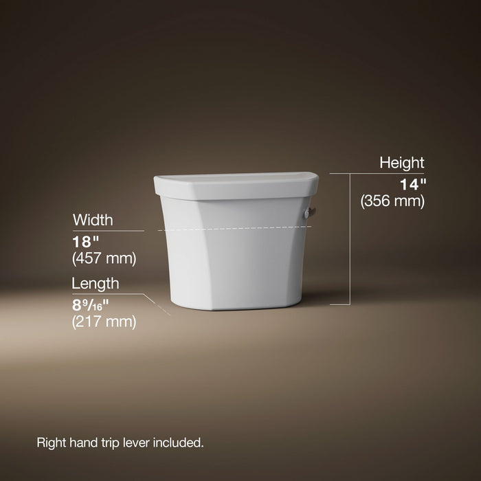 KOHLER K-44468-RA Highline Toilet tank, 1.6 gpf