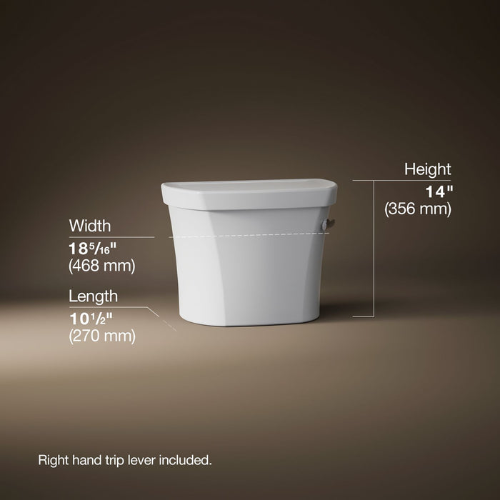 KOHLER K-44470-RA Highline Toilet tank, 1.28 gpf