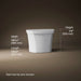 KOHLER K-44470-RA Highline Toilet tank, 1.28 gpf