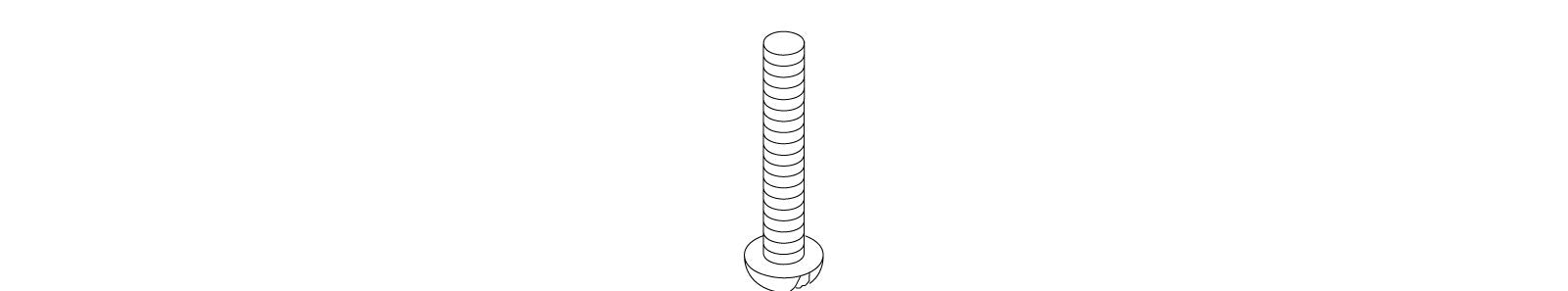 KOHLER K-44598 Screw 10-24 X 1.25