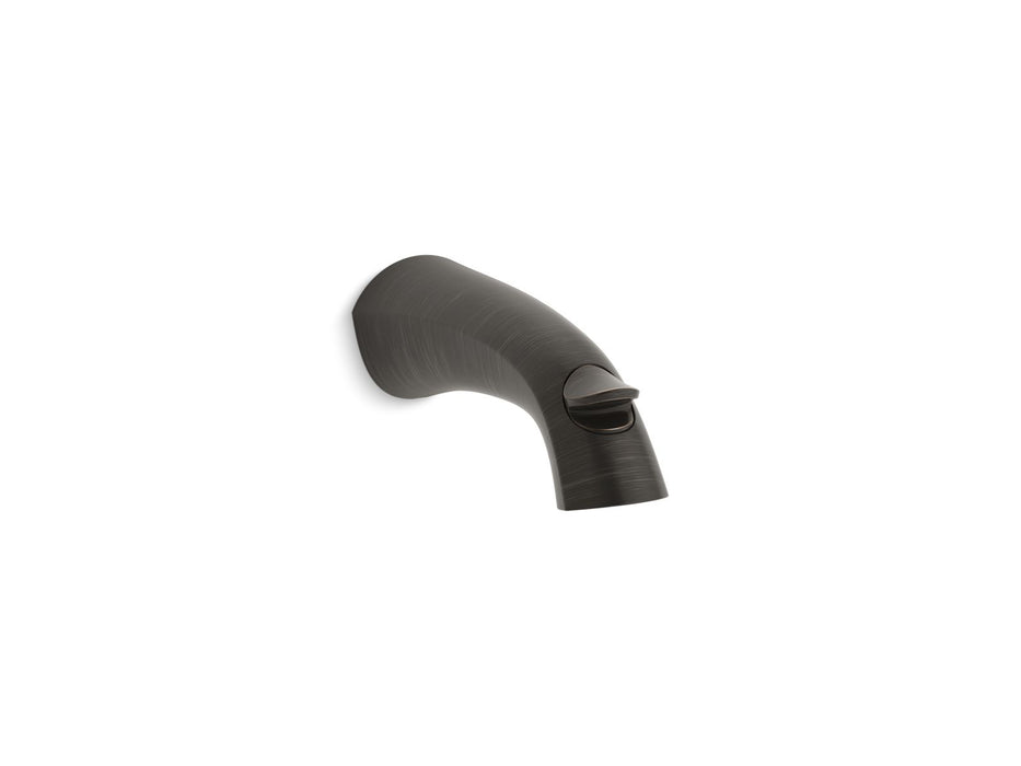 KOHLER K-45131 Alteo Wall-mount bath spout with diverter, oil rubbed bronze