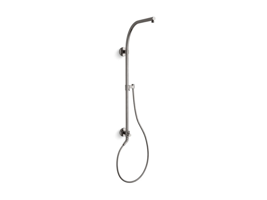 KOHLER K-45209 HydroRail-R HydroRail Arch bath/shower column, vibrant titanium