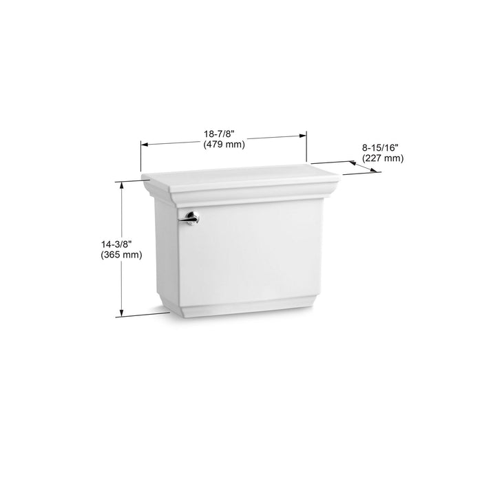 KOHLER K-4642 Memoirs Toilet Tank, 1.6 GPF
