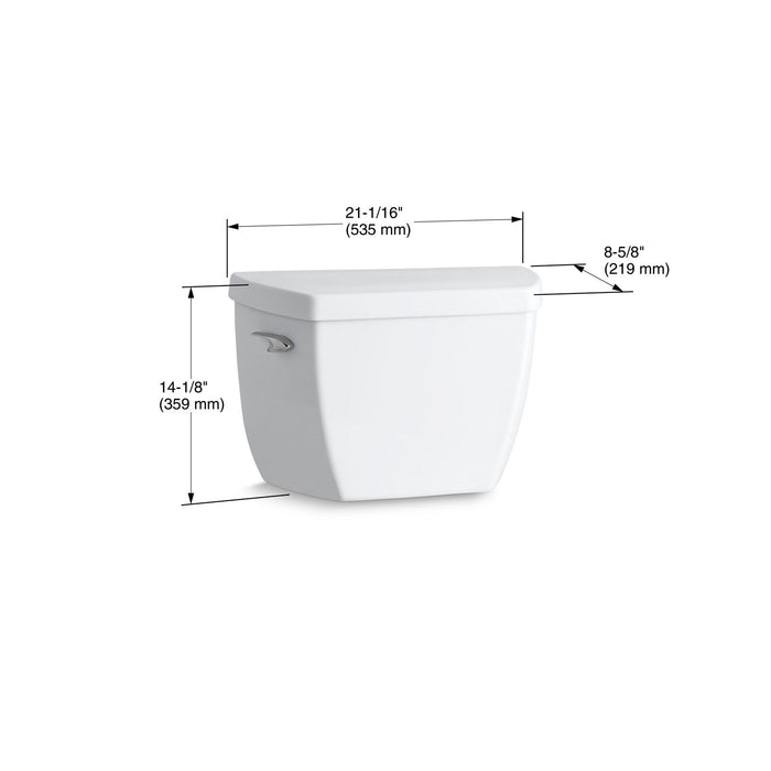KOHLER K-4645 Highline Toilet tank, 1.6 gpf