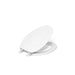 KOHLER K-4647 Stonewood Elongated toilet seat, honed white - view 5