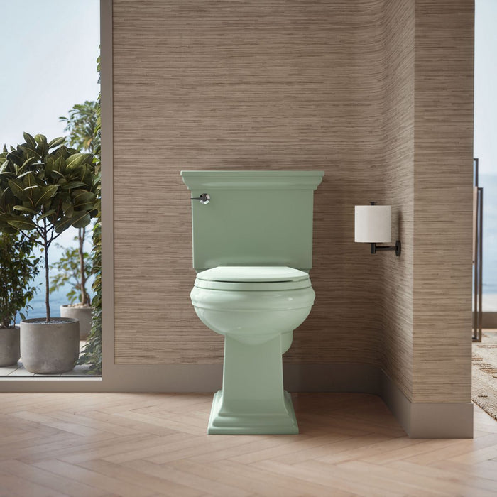KOHLER K-4662 Lustra Quick-Release round-front toilet seat, seafoam green - view 4
