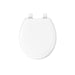KOHLER Lustra Quick-Release round-front toilet seat