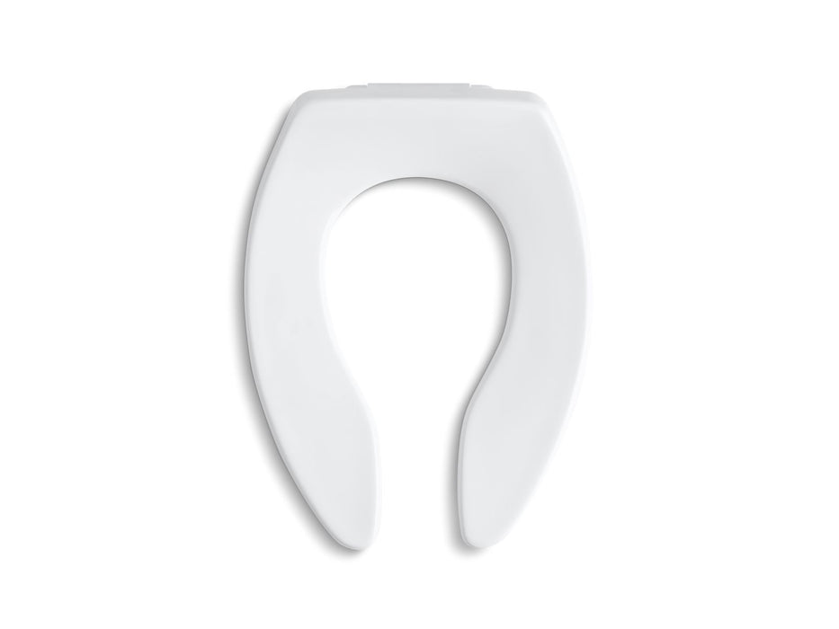 KOHLER K-4666-CA Lustra Commercial elongated toilet seat with antimicrobial agent and check hinge