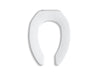 KOHLER K-4670-CA Lustra Commercial elongated toilet seat with antimicrobial agent and check hinge