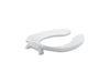 Kohler Lustra Round-front toilet seat with check hinge