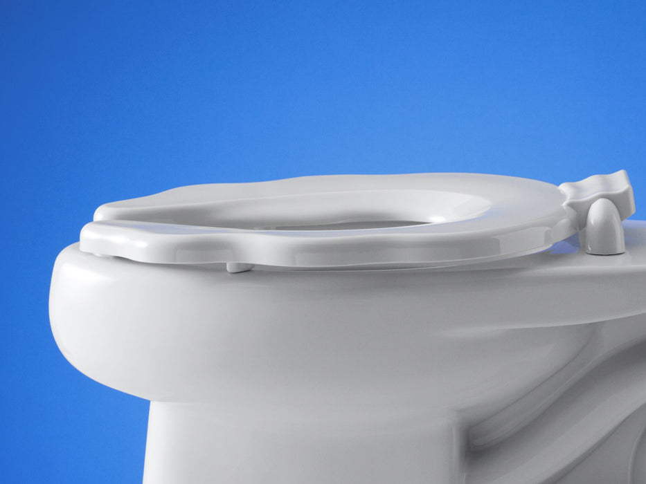 KOHLER K-4686-A Primary Commercial round-front toilet seat with antimicrobial agent