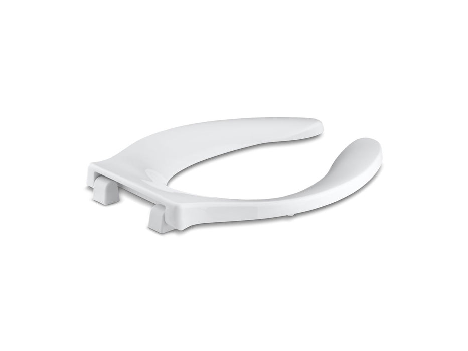 Kohler Stronghold Commercial elongated toilet seat with integrated handle and Quiet-Close check hinge