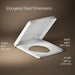 Kohler RÃªve Elongated closed-front toilet seat